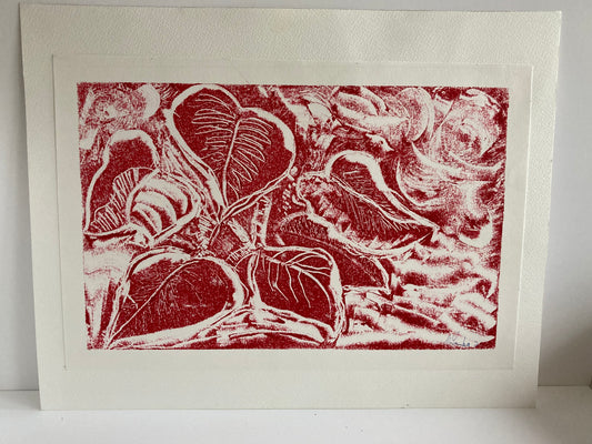 Red Leaves Print