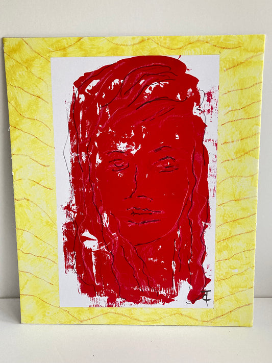 Red Head Acrylic Ink